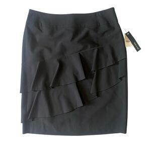 Mac & Jac Skirt Women’s Size 10 NEW Black Formal Dressy Professional Office Wear